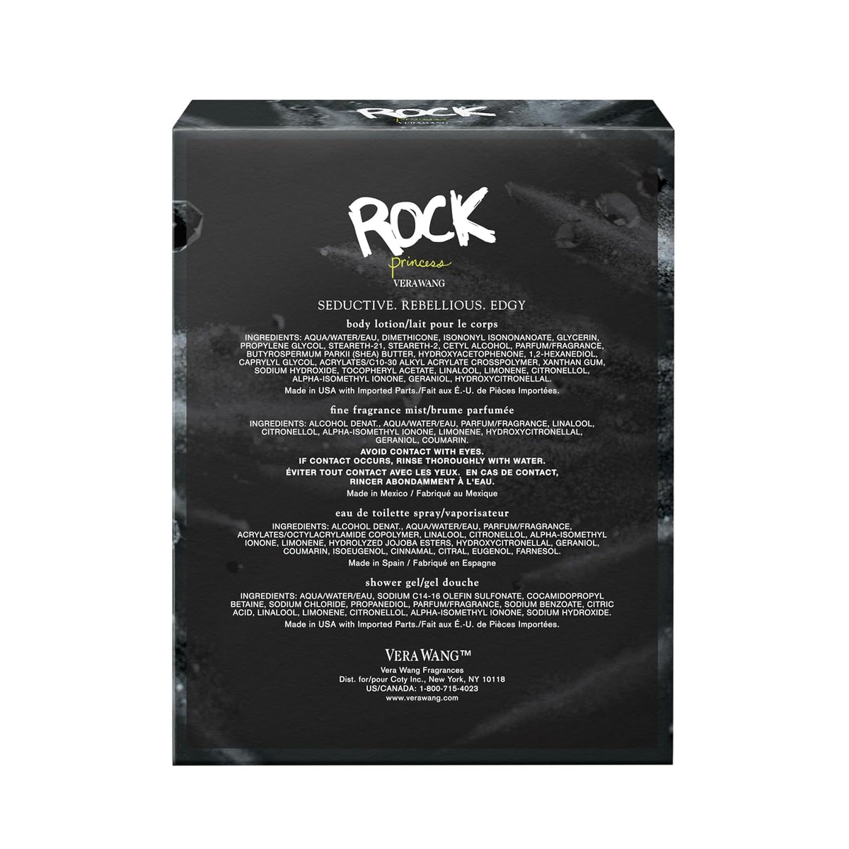 Vera Wang Rock Princess everyday fragrance four-piece set
