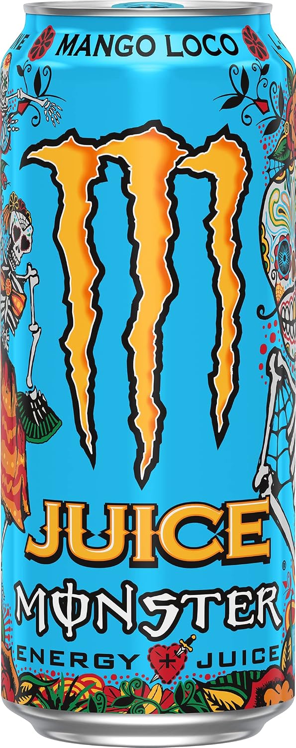 Monster Energy Mango Loco exotic juice drink