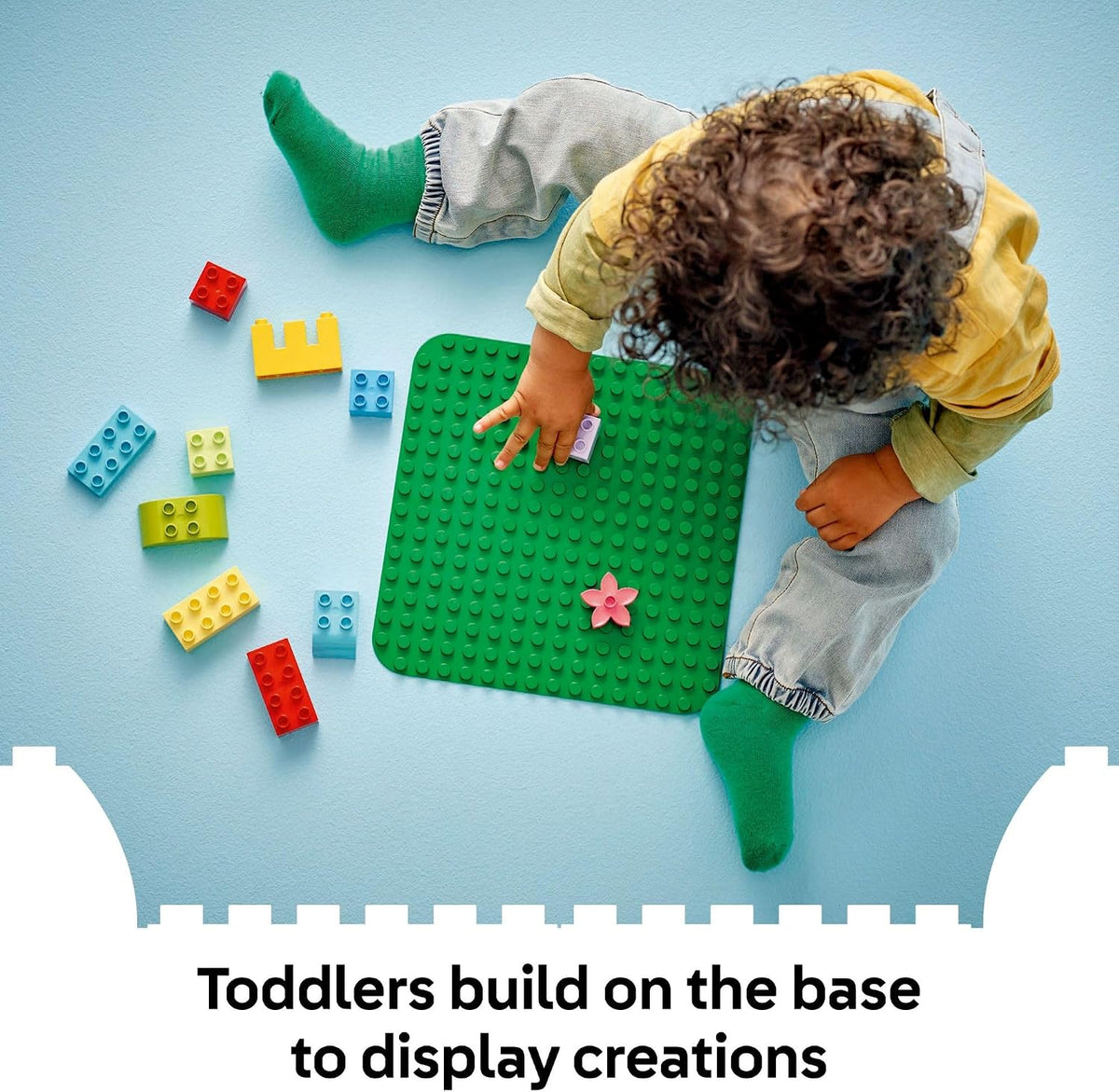 LEGO DUPLO green baseplate gift for toddlers