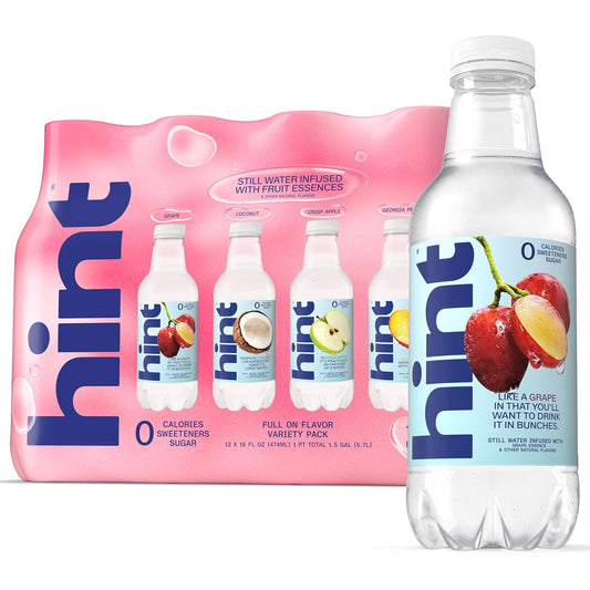 Hint Full On Flavor variety bottled water pack