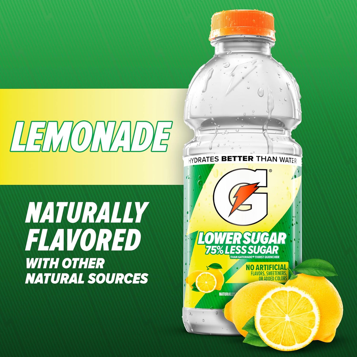 Gatorade Lower Sugar sports drink for workouts