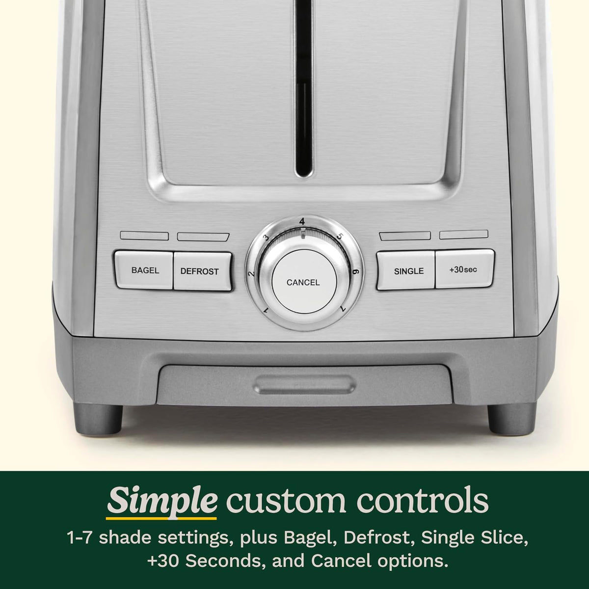 Stainless steel countertop toaster CPT-1600