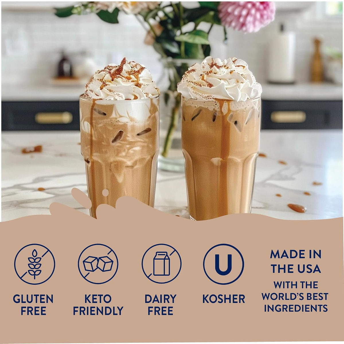 Jordan’s Skinny Mixes 25.4 fl oz syrup bottles for coffee and desserts