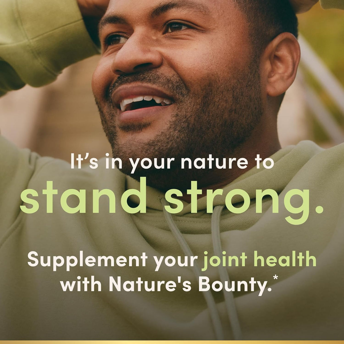 Nature's Bounty glucosamine chondroitin product packaging