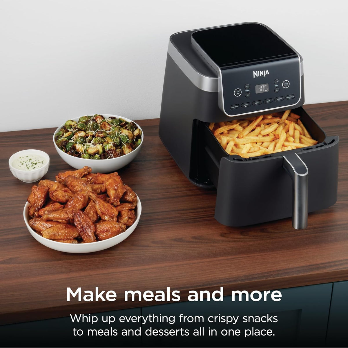 Ninja MaxCrisp air fryer for crispy snacks