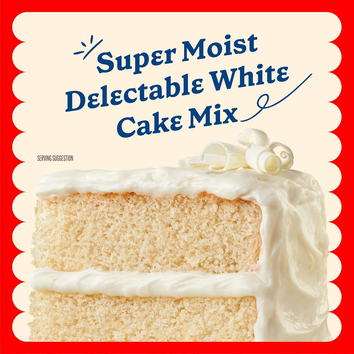 Super Moist white cake mix pantry staple