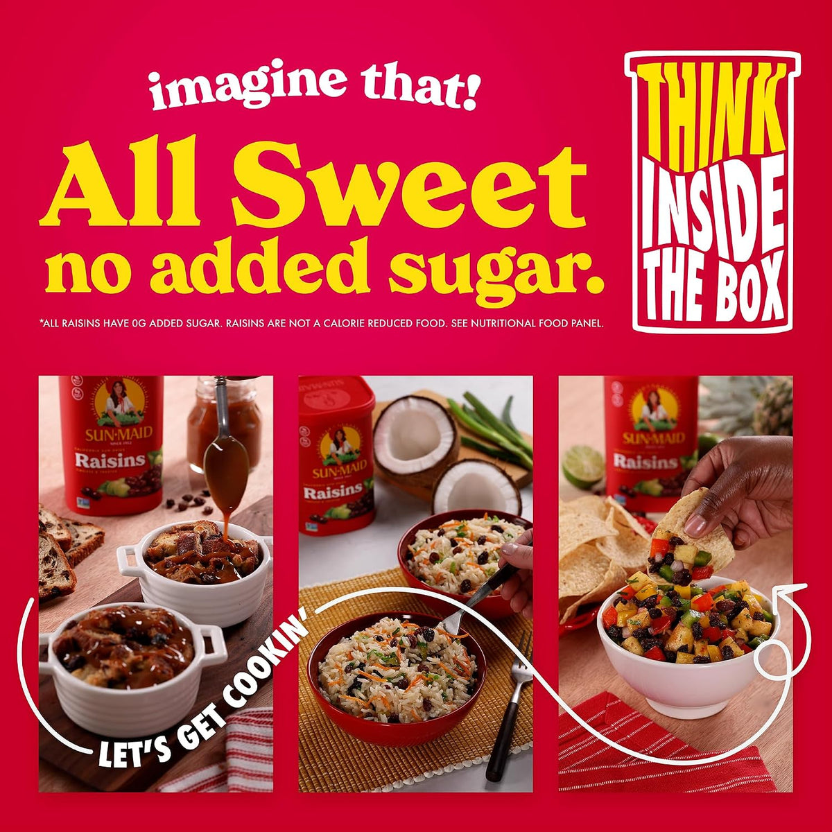 Sun-Maid whole fruit raisins 4 lb bag