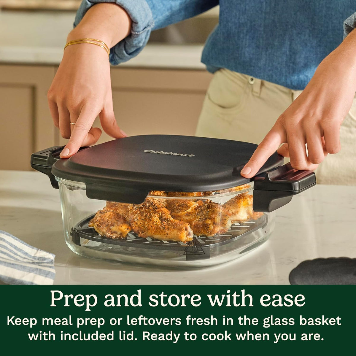 Cuisinart 4 qt air fryer with dishwasher safe basket
