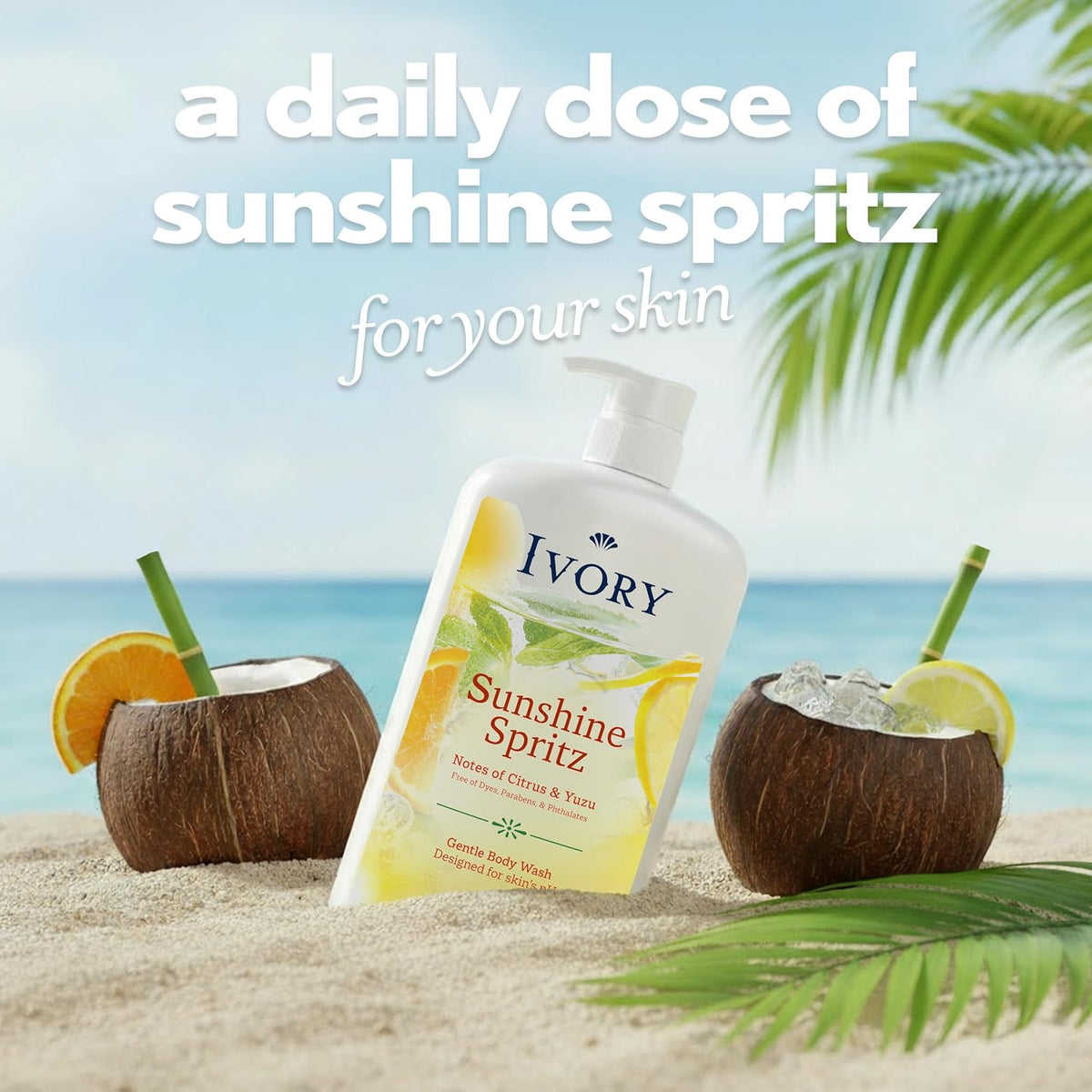 Ivory body wash free from parabens and phthalates