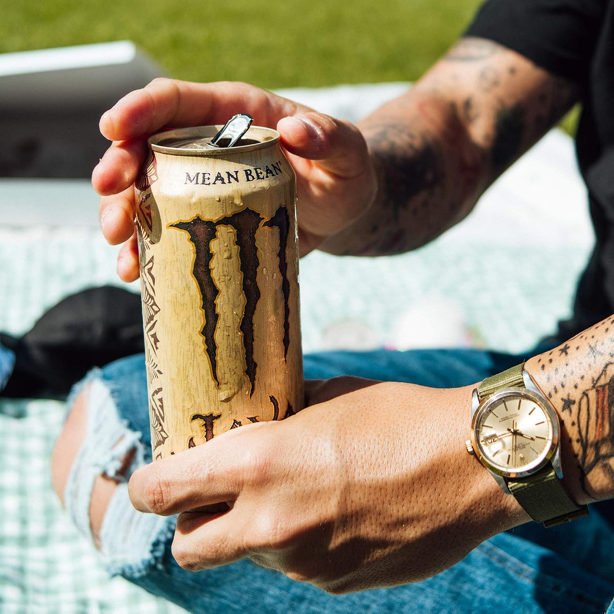 15 ounce Monster Mean Bean canned coffee drink
