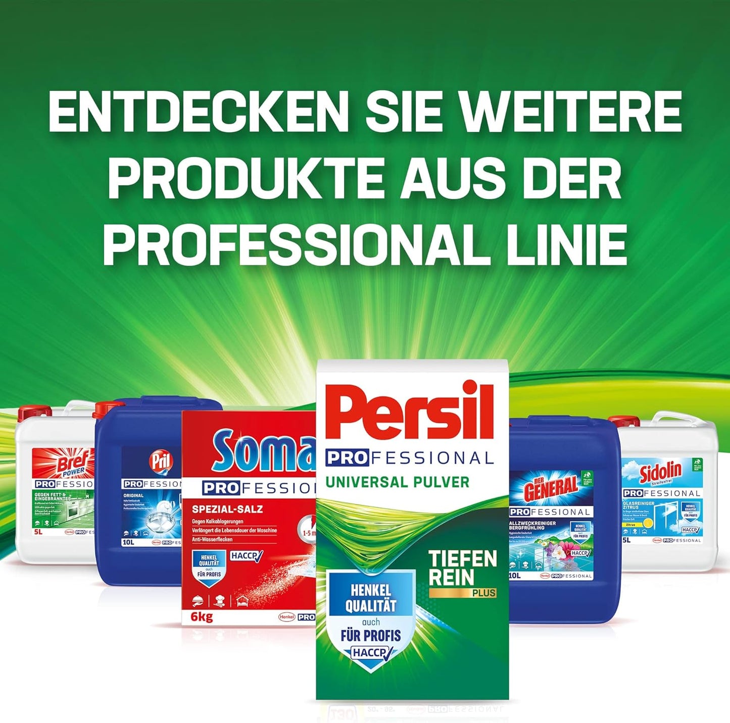 Brand: Henkel — Persil Professional Universal Powder (130 Loads), Detergent Large Pack Also for Professionals, Full Detergent