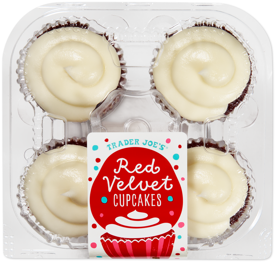 Trader Joe's red velvet cupcakes