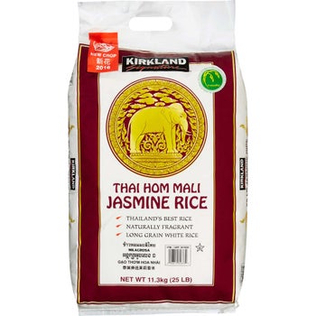 Kirkland Signature Thai Hom Mali Jasmine Rice 25 lb bag