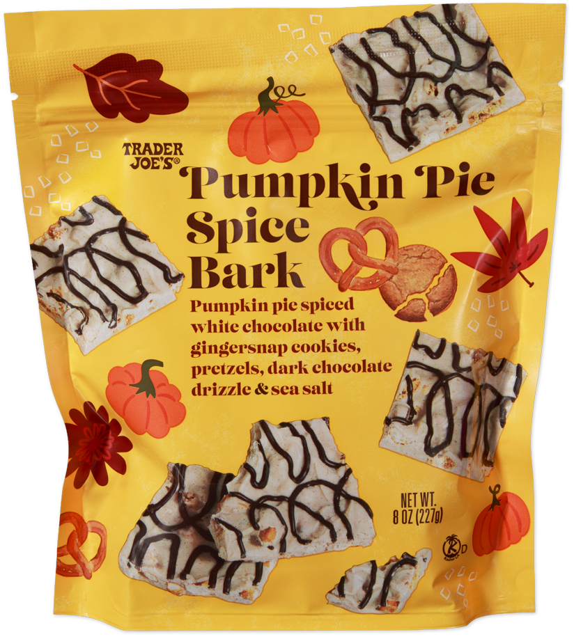 Trader Joe's Pumpkin Pie Spice Bark kosher sweet treat