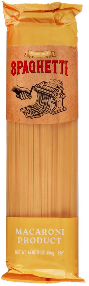 Trader Joe's kosher spaghetti pantry pasta