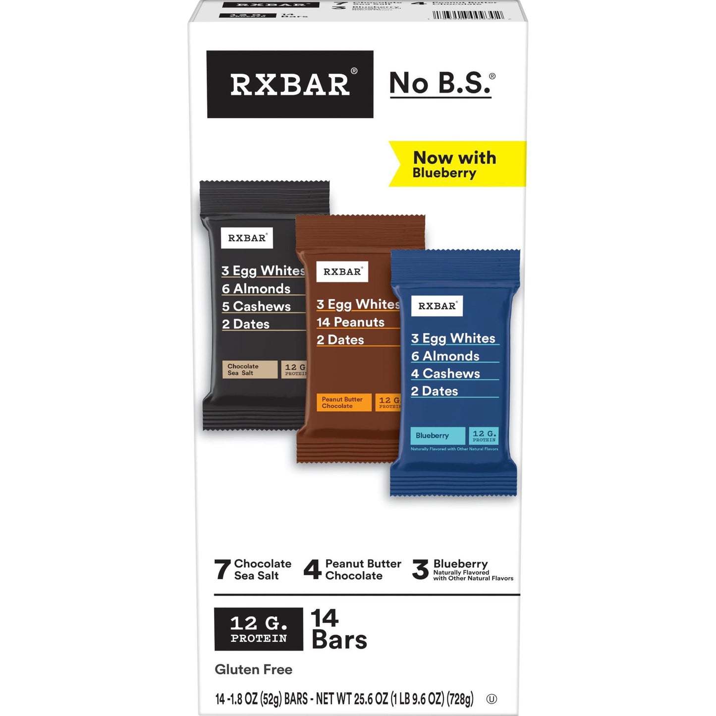 RXBAR protein bars variety pack 14 count