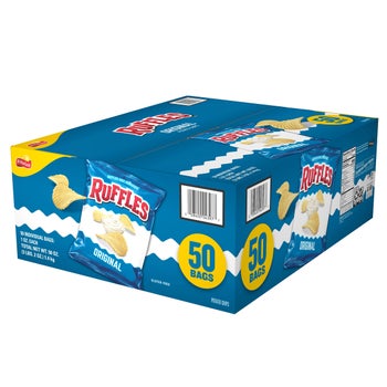 Ruffles Original potato chips 1 oz 50-count bags