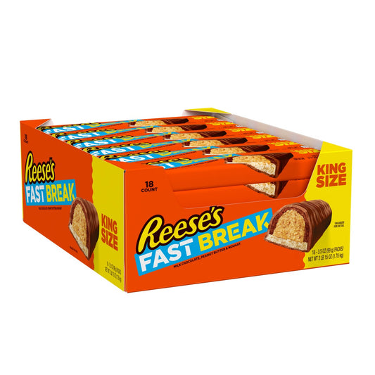 Reese's Fast Break peanut butter chocolate king size bars