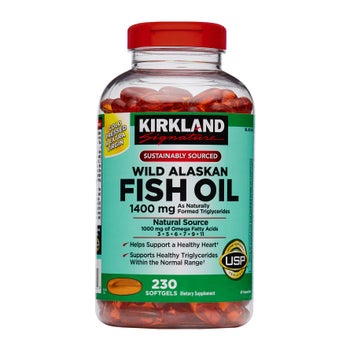 Made in USA Kirkland Signature fish oil