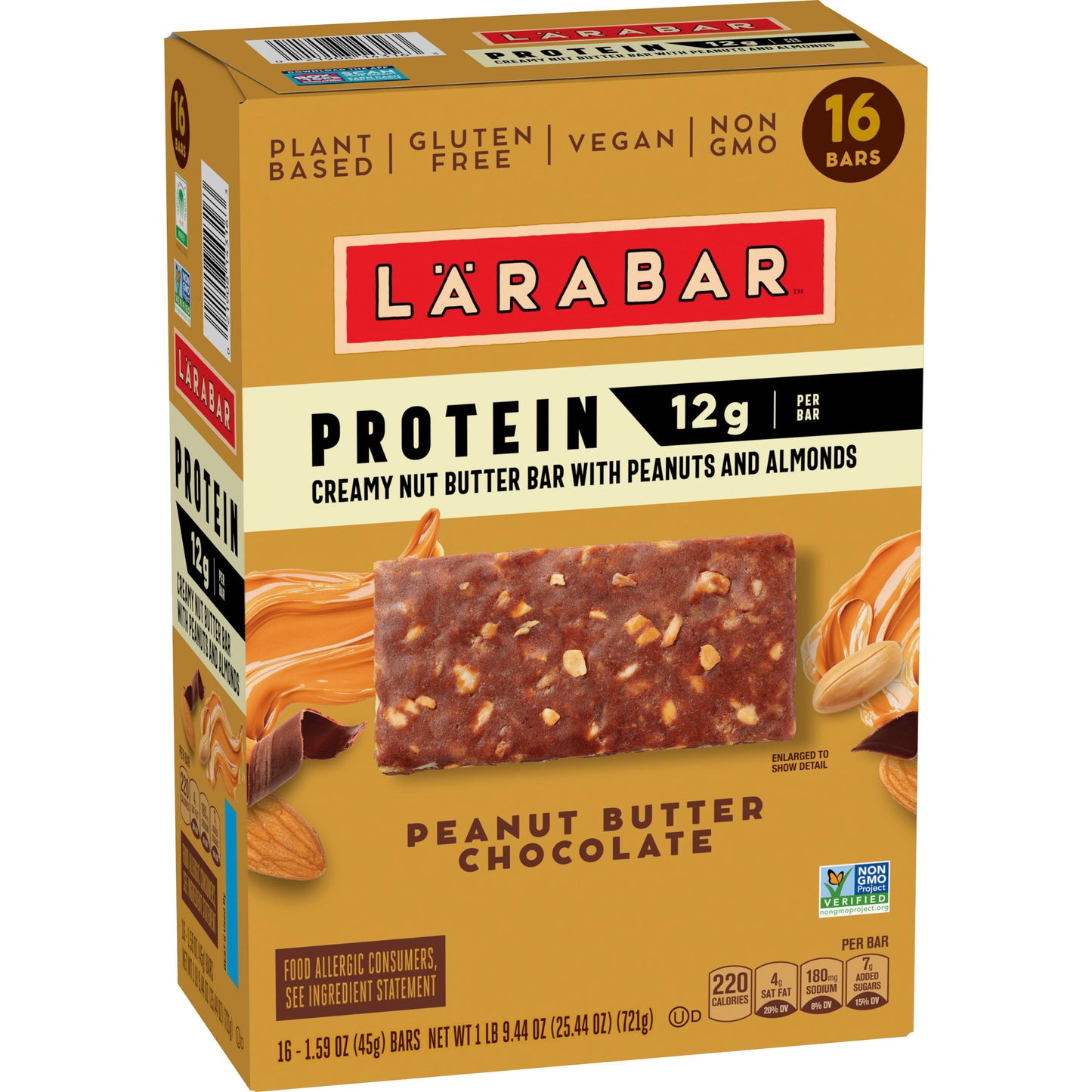 Larabar peanut butter chocolate protein bars 16 pack
