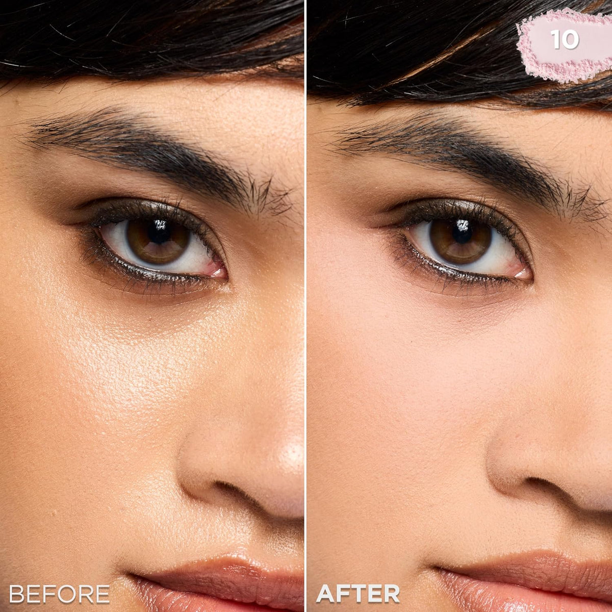 L'Oreal Paris Infallible brightening pink powder packaging