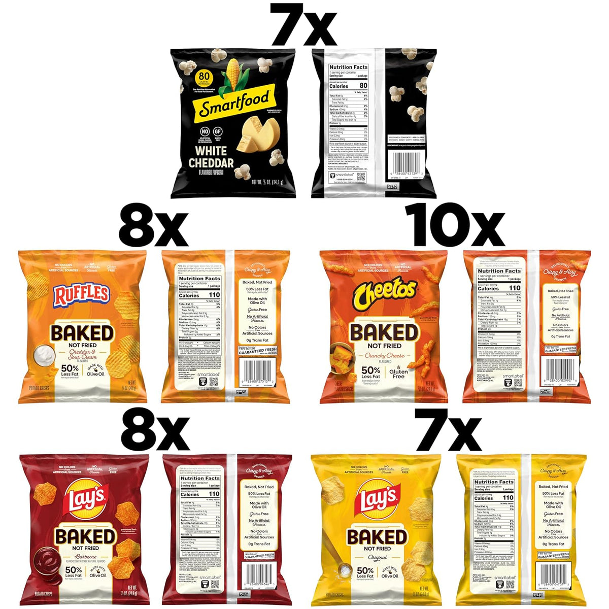 Frito Lay baked and popped pantry snack mix