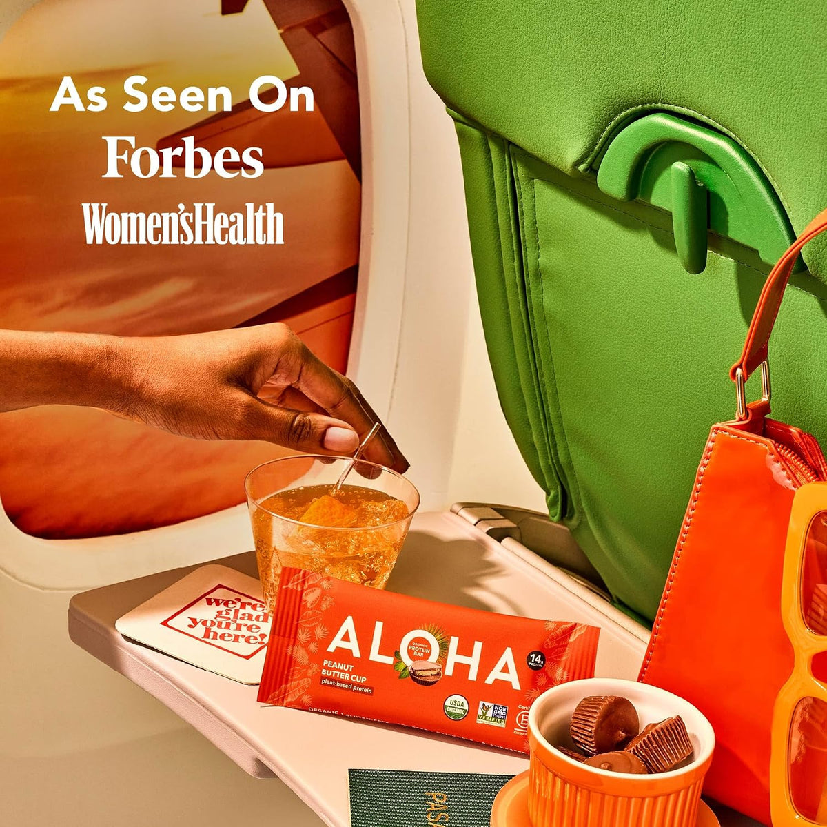 ALOHA Non-GMO protein bars for on-the-go snacking