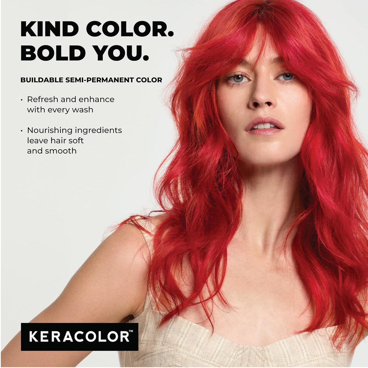 Keracolor hair coloring conditioner in 23 shades