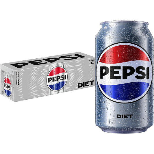 Pepsi Diet Cola soda cans multipack