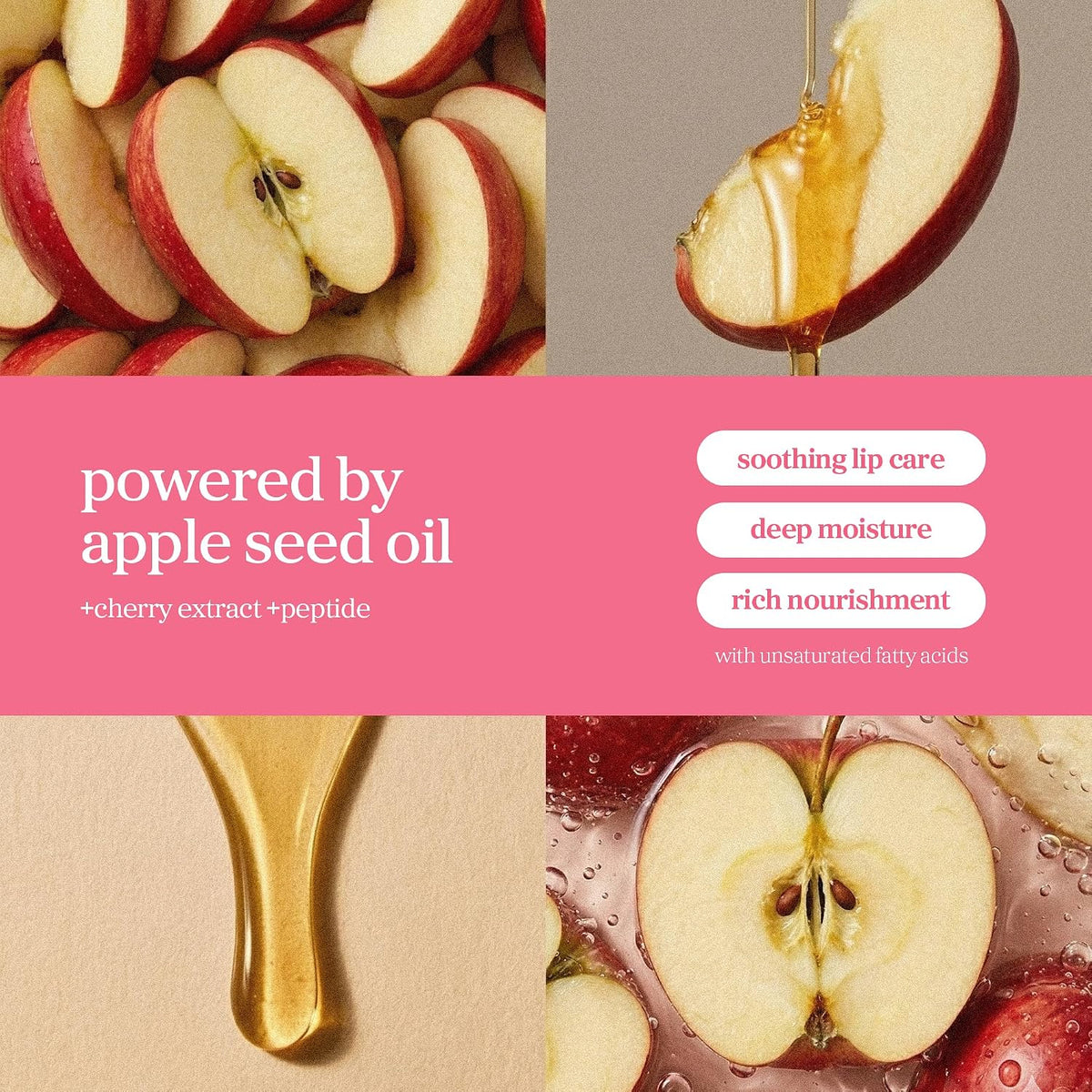 NOONI travel-friendly Applecherry lip oil