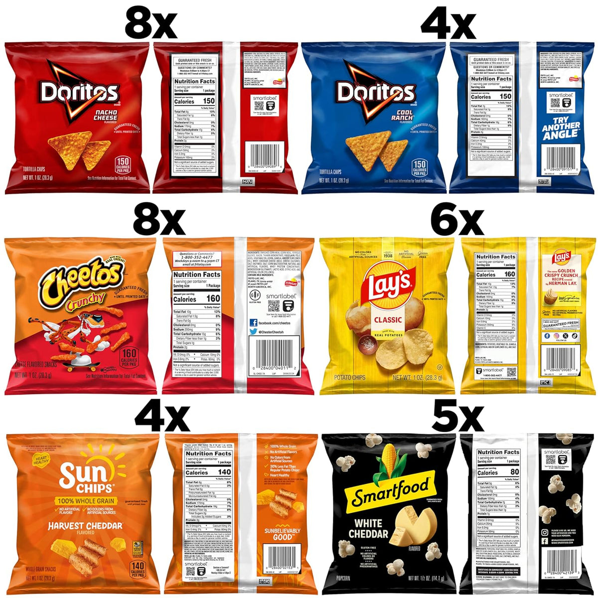 Frito-Lay pantry snack variety assortment