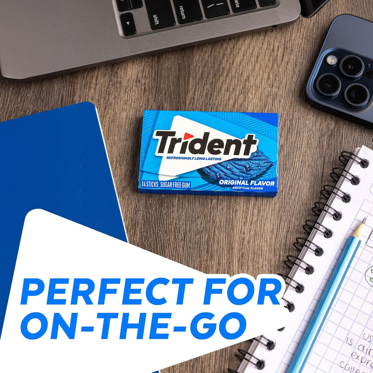 Trident Original chewing gum for fresh breath
