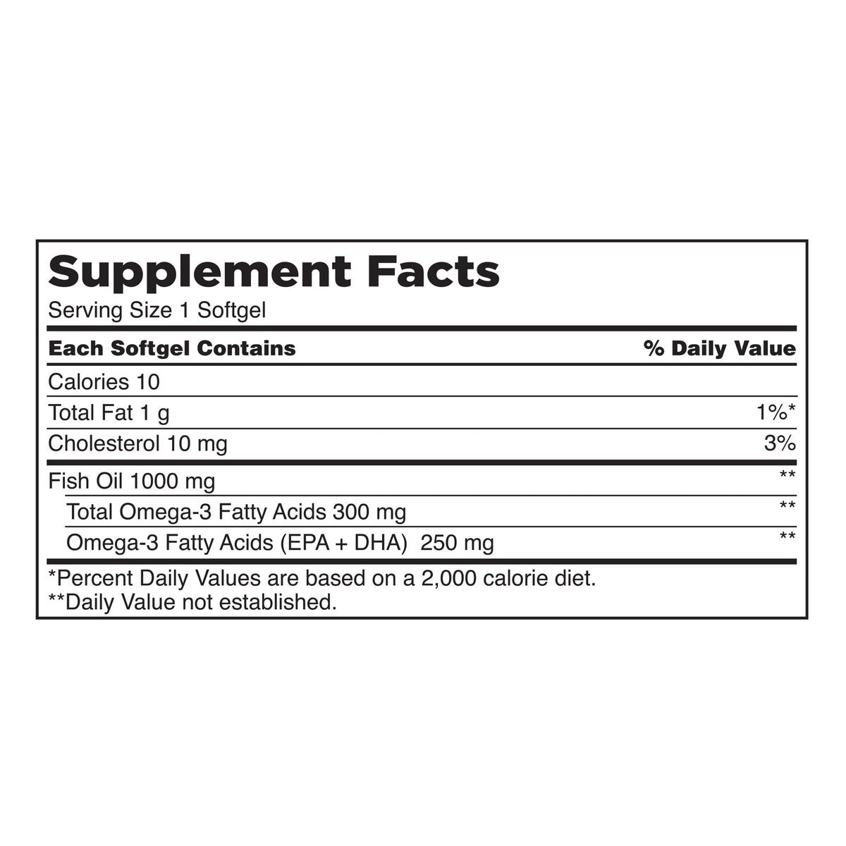 Kirkland Signature 400-count fish oil bottle for daily use