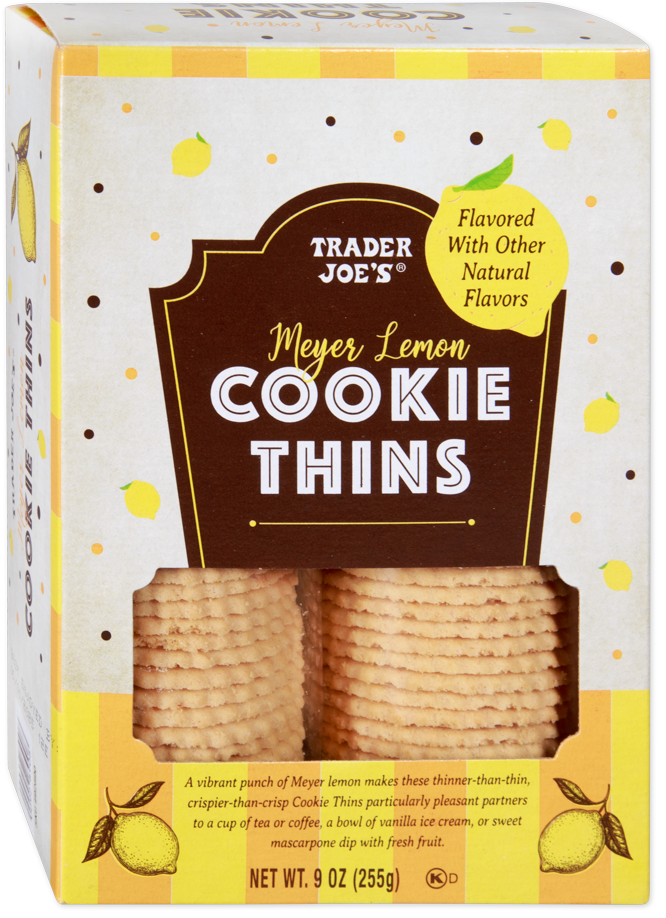 Trader Joe's Meyer Lemon Cookie Thins