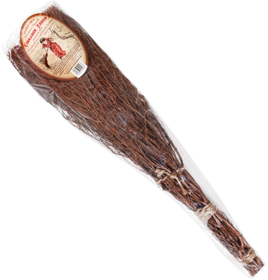 Trader Joe's Cinnamon Broom seasonal home accent
