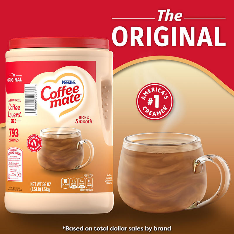 Classic powdered coffee creamer container