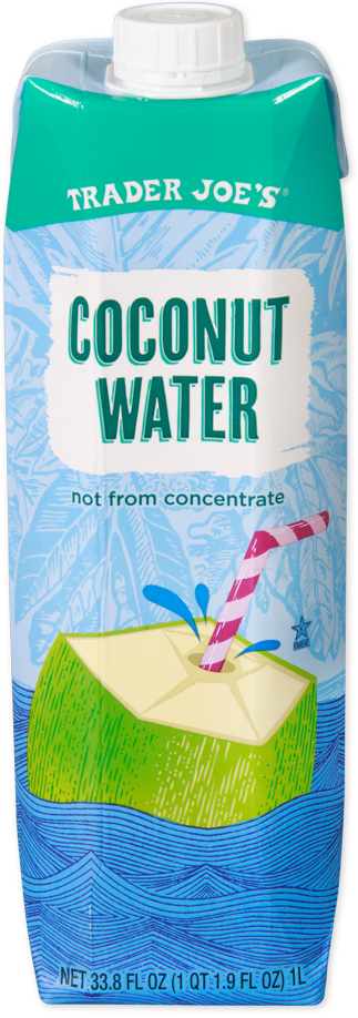 Trader Joe's Coconut Water 1L carton