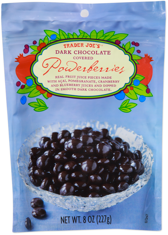 Dark chocolate covered powerberries