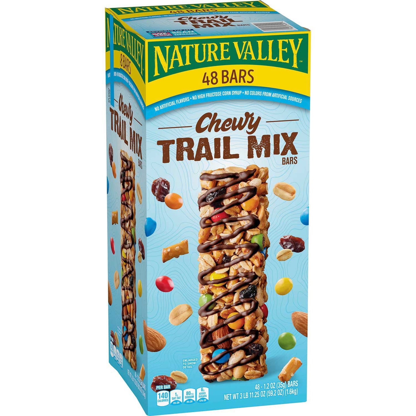Nature Valley drizzled chewy trail mix bars 48 count