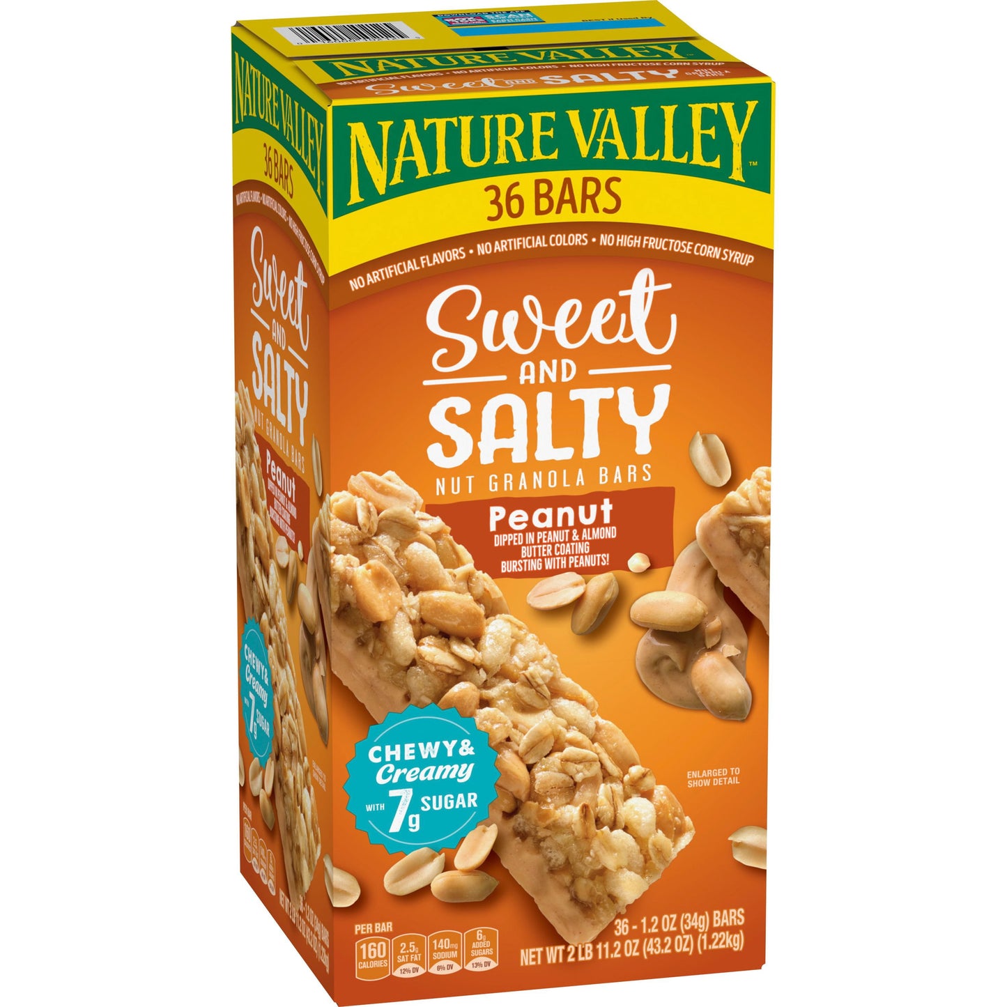 Nature Valley Sweet & Salty Nut Peanut Granola Bars 36 count box