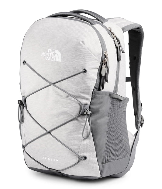 The North Face Jester backpack front view with laptop sleeve