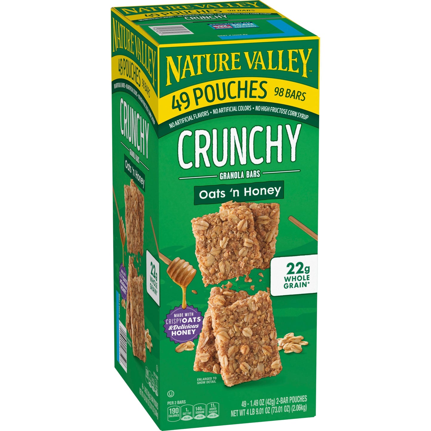 Nature Valley Oats 'n Honey crunchy granola bars 49 count