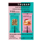 TRUBAR plant based protein bar variety pack 14 ct