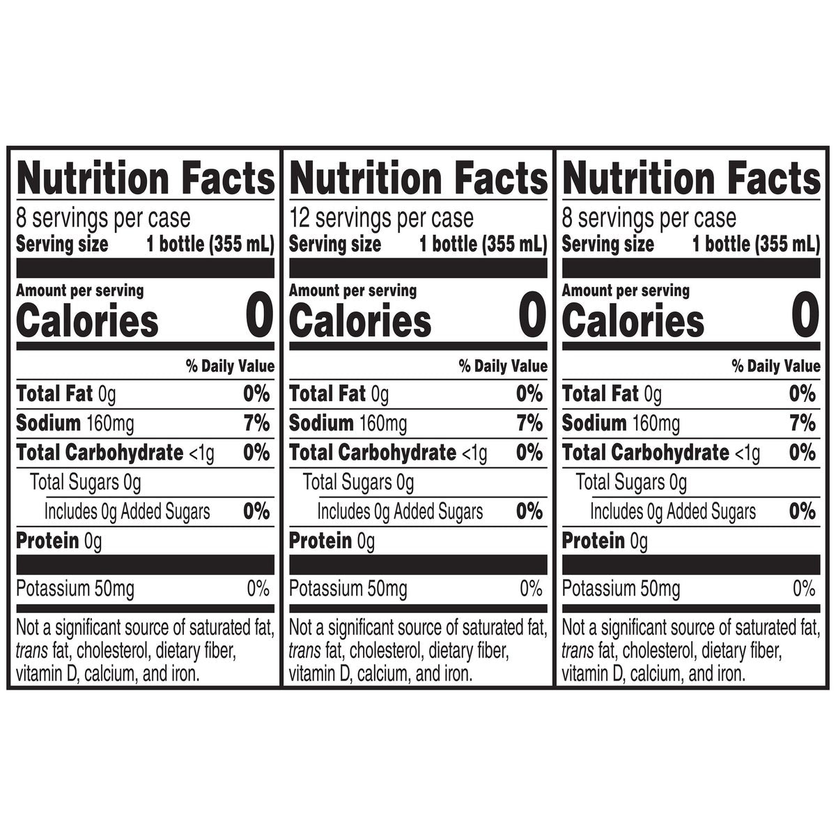 12 fl oz Gatorade Zero Sugar thirst quencher pack