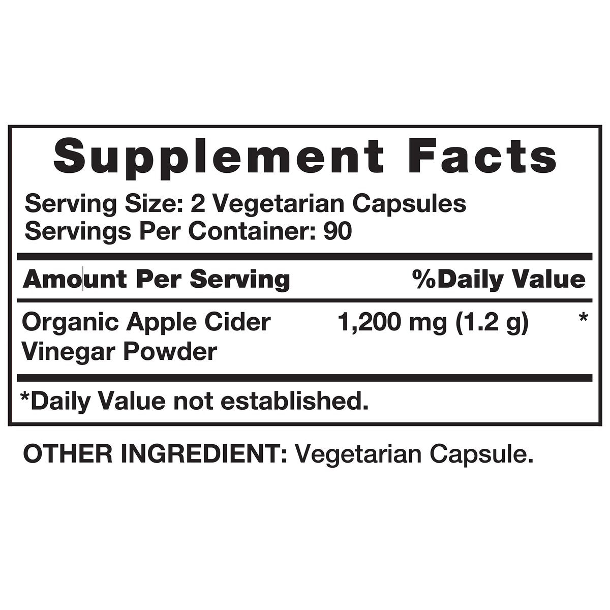 Nature's Truth apple cider vinegar dietary supplement