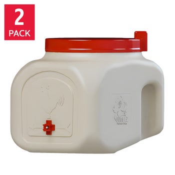 OverEZ Compact Chicken Waterer 2-pack