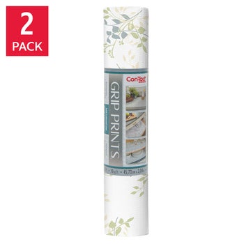 Con-Tact Grip Prints Aspen Aloe shelf liner 2-pack