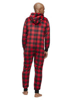 Jolly Jammies men's festive hooded pajama suit