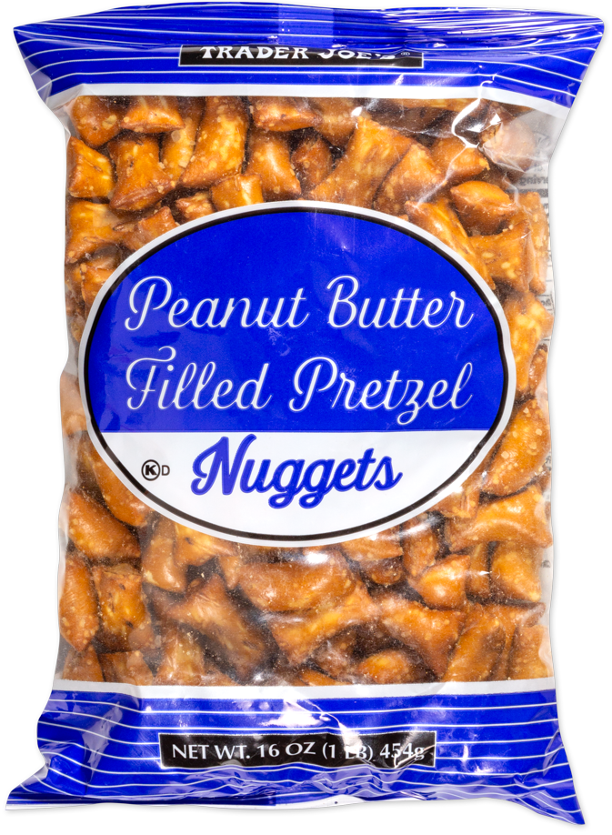 Trader Joe's peanut butter filled pretzel nuggets