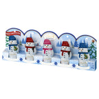 Lindt milk chocolate snowmen for festive place settings